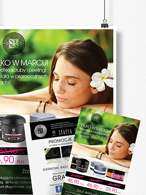 News Cosmetics - plakaty i ulotki